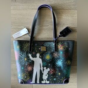 NWT 🎆 Dooney and Bourke 2023 Disney Park 100th Anniversary Disney Firewo…